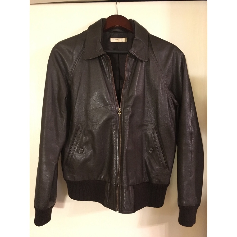 J. Crew Brown Leather Jacket